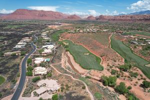 Entrada 18th Tee Aerial